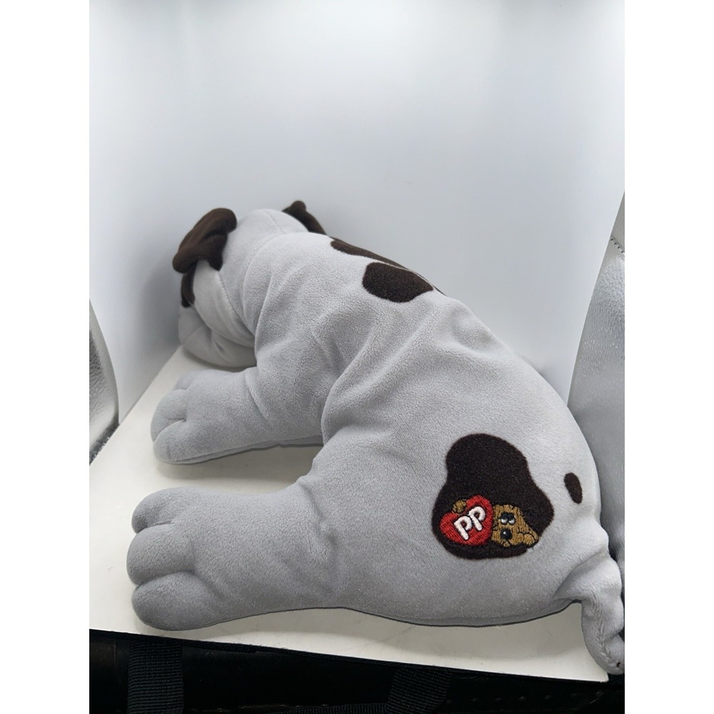 VTG Tonka Pound Puppy Gray Brown Spotted Hound Dog Large 18" Plush Stuffed Toy - Picture 4 of 8